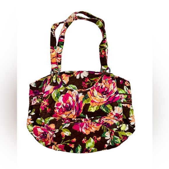 Vera Bradley Lola Very Berry Paisley Tote - Picture 2 of 6